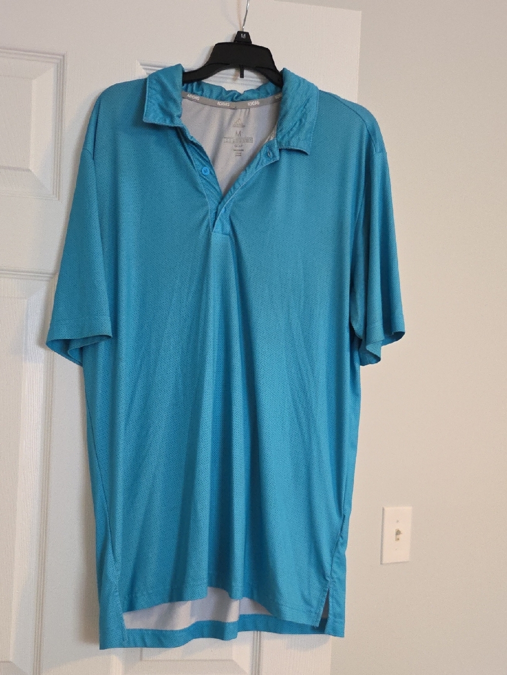 adidas Men's Teal Performance Polo